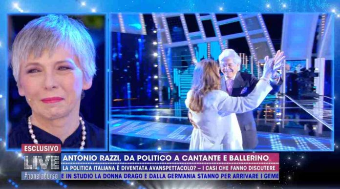 Antonio Razzi balla con la moglie a Live – Non è la D’Urso: la politica è diventata avanspettacolo? | video Mediaset Antonio Razzi balla con la moglie a Live - Non è la D'Urso