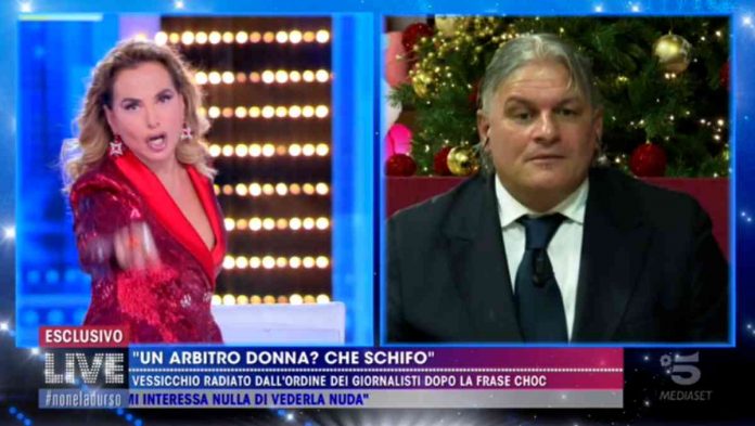 Barbara D’Urso e Sergio Vessicchio, duro scontro a Live – Non è la D’Urso: “Ti faccio nera”, “Salutame a soreta” | video Mediaset Barbara D'Urso e Sergio Vessicchio a Live - Non è la D'Urso