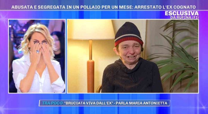 Barbara D'Urso piange in diretta tv a Pomeriggio 5