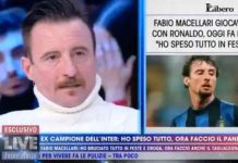 Fabio Macellari, l’ex calciatore svela com’è oggi la sua vita: l’intervista a Live – Non è la D’Urso | video Mediaset Fabio Macellari intervistato a Live - Non è la D'Urso