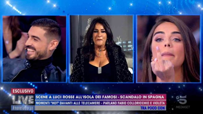 Aida Nizar, lite in diretta tv a Live – Non è la D’Urso: Violeta mostra il dito medio | video Mediaset Lite tra Aida Nizar e Violeta a Live - Non è la D'Urso