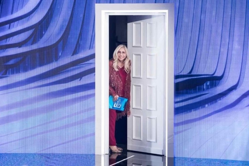 Mara Venier conduttrice de La Porta dei Sogni