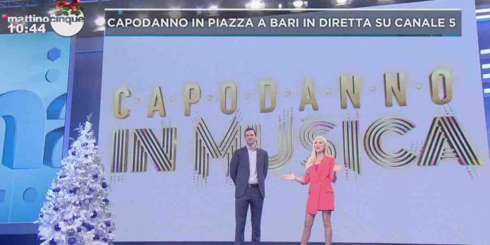 Francesca Panicucci a Mattino Cinque: “Capodanno in Musica, il 31 dicembre passatelo con me su Canale 5” | video Mediaset Capodanno in Musica a Mattino Cinque