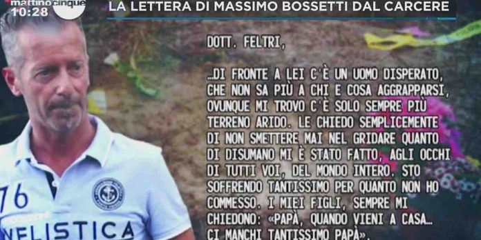 La lettera di Massimo Bossetti a Vittorio Feltri a Mattino Cinque | Video Mediaset Massimo Bossetti lettera a Feltri a Mattino Cinque