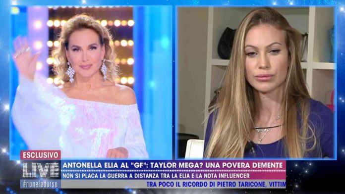 Barbara D’Urso vs Taylor Mega a Live: “Il dito medio alle Forze dell’Ordine? Se fosse vero non ti vorrei più. Buona fortuna” | video Mediaset Barbara D'Urso vs Taylor Mega a Live