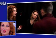 Uomini e donne oggi, Roberta striglia Luca per il bacio con Diana: “Potevi dirmelo” | video Witty tv Diana Caruso, Roberta Di Padua e Luca Palazzolo a Uomini e donne - Trono Over