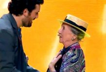 Italia’s got talent 2020, golden buzzer di Frank Matano per Claudia Lawrence: l’attrice di 94 anni strega i giudici con la sua esibizione | video Frank Matano e Claudia Lawrence a Italia's got talent 2020