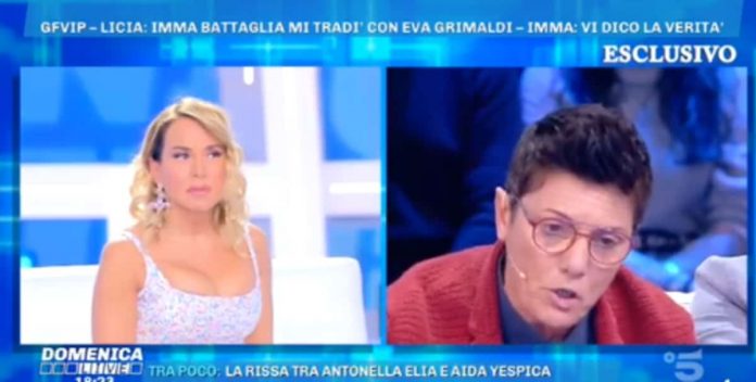 Licia Nunez replica ad Imma Battaglia: le parole dell’attrice al Grande Fratello Vip 2020 | video Mediaset Imma Battaglia a Domenica Live