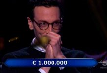 Ascolti tv ieri sera, Inter – Fiorentina (21.2%) vs Chi vuol essere milionario (17.4%) | Auditel 29 gennaio 2020 Vincita di 1 milione di euro a Chi vuol essere milionario 2020