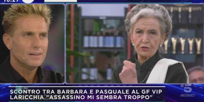 Barbara Alberti VS Pasquale Laricchia al GF VIP 4 | Video Mediaset Mattino Cinque Mattino Cinque, Barbara Alberti contro Pasquale Laricchia al GF VIP 4