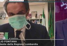 Attilio Fontana a Mattino Cinque: riaperture e test sierologici | Video Mediaset Attilio Fontana in isolamento a Mattino Cinque