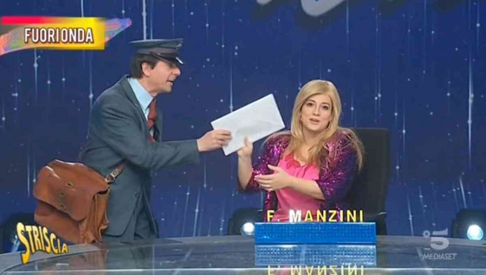 Francesca Manzini scopre così che condurrà Striscia la notizia: lo scherzo in stile C’è posta per te | Video Mediaset Lo scherzo di Striscia la notizia a Francesca Manzini