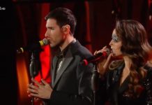 Sanremo 2020: Gessica Notaro e Antonio Maggio cantano “la faccia e il cuore” contro la violenza sulle donne Jessica Notaro e Antonio Maggio