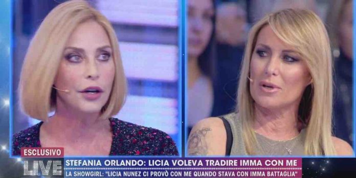 Stefania Orlando contro la fidanzata di Licia Nunez: “ci ha provato con me” | Video Mediaset Stefania Orlando contro fidanzata Licia Nunez