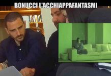 Scherzo Leonardo Bonucci a Le Iene: un fantasma si innamora della moglie | Video Mediaset Scherzo Bonucci a Le Iene