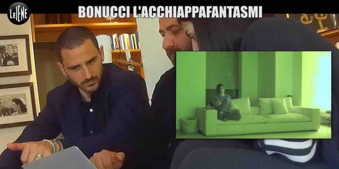 Scherzo Leonardo Bonucci a Le Iene: un fantasma si innamora della moglie | Video Mediaset Scherzo Bonucci a Le Iene