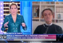 Mascherine gratis in Lombardia: l’annuncio di Fontana a Live – Non è la D’Urso | Video Mediaset Attilio Fontana a Live Non è la D'Urso