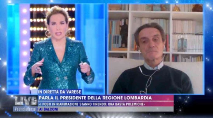 Attilio Fontana a Live Non è la D'Urso