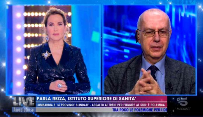 Coronavirus, Giovanni Rezza (ISS) a Live – Non è la D’Urso: “Una banale influenza? Non è vero” | Video Mediaset Giovanni Rezza intervistato da Barbara D'Urso a Live
