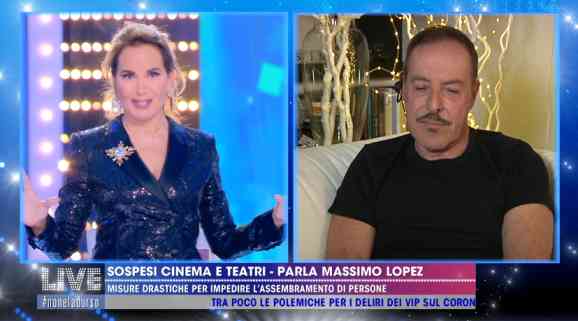 Barbara D’Urso dà il Massimo a Live: “Gli ospiti non sono partiti, non è facile fare 4 ore di diretta” | Video Mediaset Barbara D'Urso intervista Massimo Lopez a Live