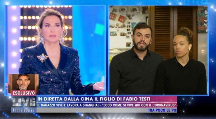 Il messaggio di Fabio Testi Jr al padre: “Non aver fretta di uscire dalla Casa di Grande Fratello” | Video Mediaset Fabio Testi jr in diretta dalla Cina a Live - Non è la D'Urso
