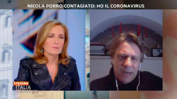 Nicola Porro in collegamento a Stasera Italia: “Spero di non essere intubato domani mattina. Me la caverò” | Video Mediaset Nicola Porro spiega come sta a Stasera Italia su Rete 4