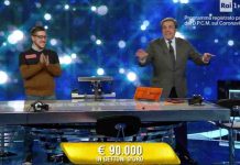 Gabriele da Frosinone vince 90.000 euro a L’Eredità: festa senza pubblico per Coronavirus Gabriele vince 90mila euro a L'Eredità
