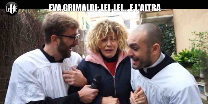 Scherzo Eva Grimaldi a Le Iene: l’attrice tradita dalla moglie Imma Battaglia? | Video Mediaset Scherzo Eva Grimaldi a Le Iene