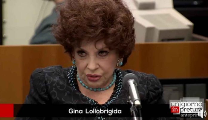 Gina Lollobrigida a Un giorno in pretura 2020