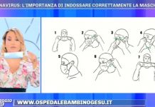 Pomeriggio 5: Barbara d’Urso e il tutorial su come indossare la mascherina | Video Mediaset tutorial indossare mascherine