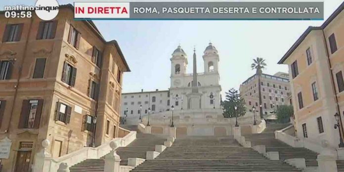 Mattino Cinque, le città deserte a Pasquetta ai tempi del Coronavirus | Video Mediaset Roma Pasquetta Coronavirus Mattino Cinque