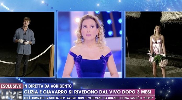 Barbara D’Urso smaschera Paolo Ciavarro e Clizia Incorvaia: “Sceneggiata” in diretta TV | Video Mediaset Ciavarro e clizia