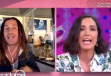 Vieni da me, Povia dice «Sono un gay mancato» e Caterina Balivo si arrabbia: «Un’altra cretinata» Povia fa infuriare Caterina Balivo