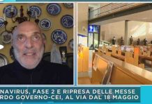 Mattino Cinque, Coronavirus e la ripresa delle messe: le parole di Brosio e Cecchi Paone | Video Mediaset Mattino Cinque, Coronavirus e messe