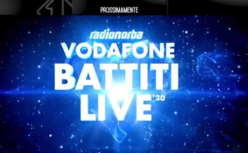 Il logo di Vodafone Battiti Live 2020