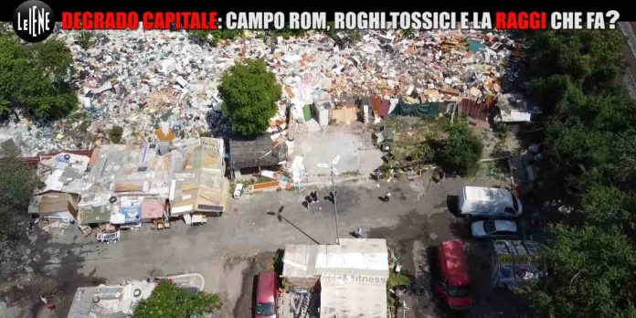 Le Iene, il servizio di Filippo Roma: roghi e scontri al campo rom di Roma | Video Mediaset Le Iene degrado campo rom a Roma