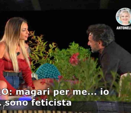 Temptation Island 2020, Antonella Elia e Pietro Delle Piane tra ironia e rivelazioni: “Sono feticista” | Video Witty tv Pietro Delle Piane feticista