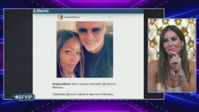 Il post social di Briatore con Naomi Campbell, la reazione di Elisabetta al Grande Fratello Vip 2020 | Video Mediaset Briatore - campell