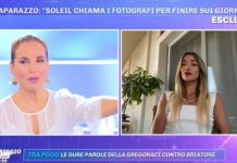 Pomeriggio 5, Barbara d’Urso contro Soleil: “Qui decido io !” | Video Mediaset Pomeriggio 5