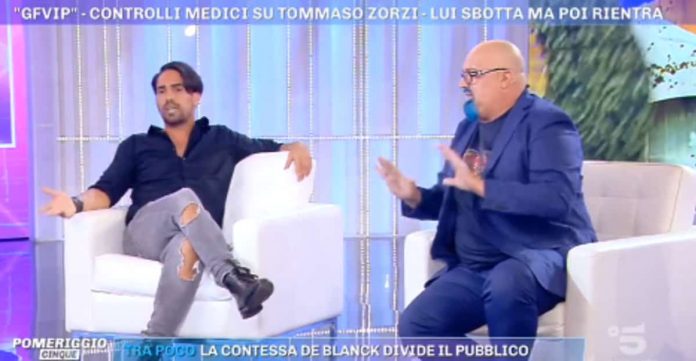 Pomeriggio 5, Giovanni Ciacci furioso contro Biagio: “Ti querelo !” | Video Mediaset Pomeriggio 5