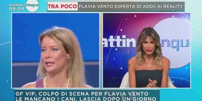 Mattino 5, Flavia Vento vs Arianna David: “noi non siamo amiche” | Video Mediaset Flavia Vento contro Arianna David