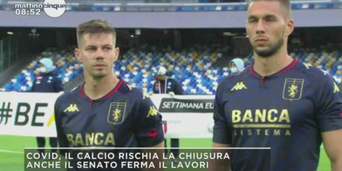 Mattino 5, Covid e calcio: 15 positivi al Genoa. Si ferma il campionato? | Video Mediaset Covid e calcio a Mattino Cinque