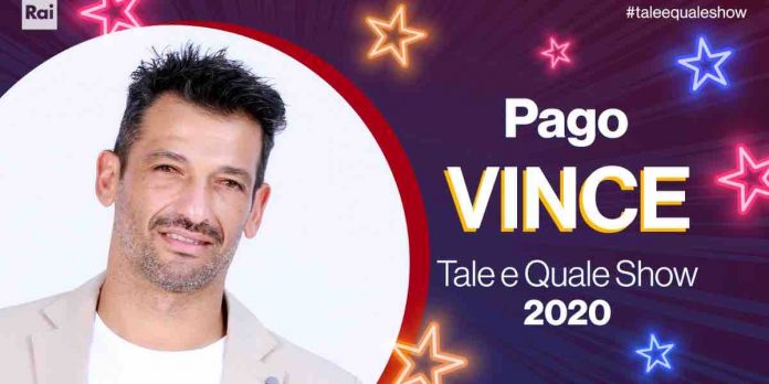 Pago vincitore Tale e Quale Show 2020