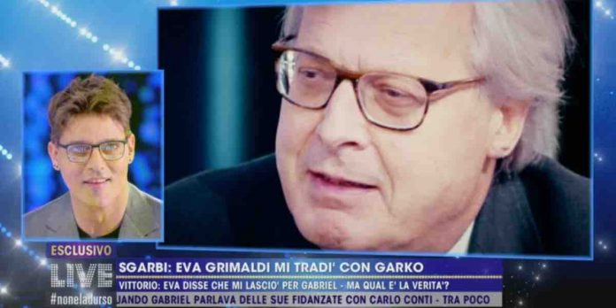 Vittorio Sgarbi si confronta con Gabriel Garko a Live Non è la D’Urso | Video Mediaset Vittorio Sgarbi e Gabriel Garko a Live non è la d'urso