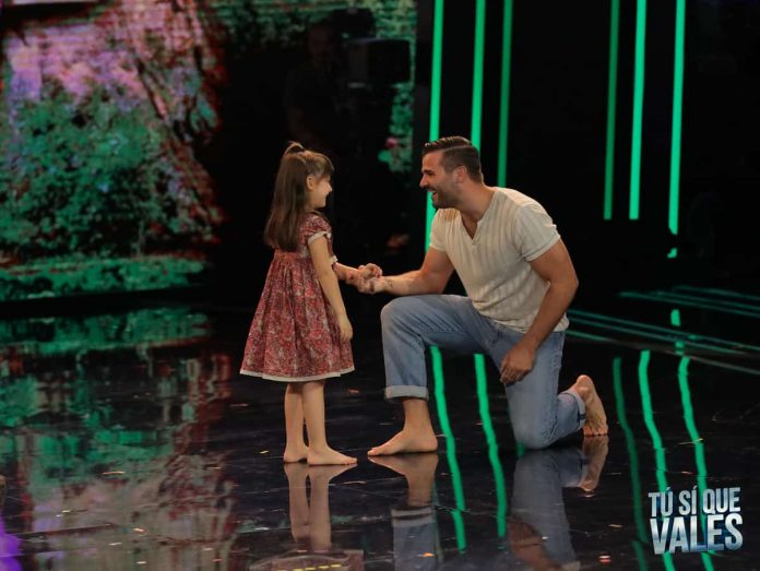 Tu si que vales, Martin balla con la figlia Elisa di 5 anni: emozione pura | Video Witty Tv Tu si que vales Martin