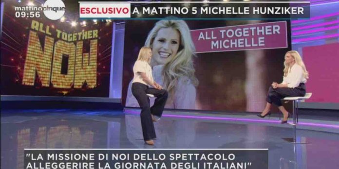 Michelle Hunziker a Mattino 5: “Con All Together Now vogliamo alleggerire la giornata degli italiani” | Video Mediaset Michelle Hunziker a Mattino 5