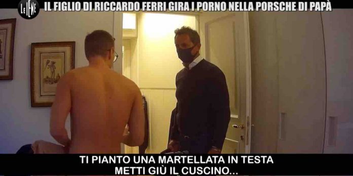 Scherzo Riccardo Ferri a Le Iene: il figlio Marco produttore di film porno, ma… | Video Mediaset scherzo Riccardo Ferri a Le Iene