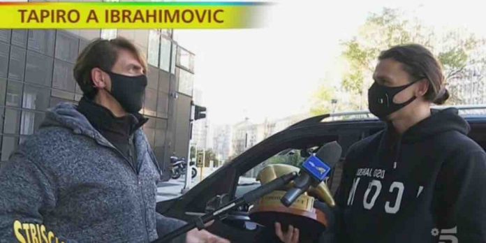 Striscia la Notizia, la consegna del tapiro d’oro a Zlatan Ibrahimovic | Video Mediaset tapiro Ibrahimovic Striscia La Notizia