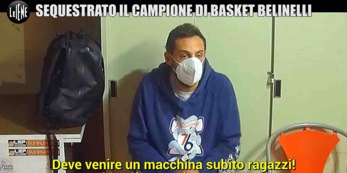 Scherzo Marco Belinelli a Le Iene: il campione testimone di un finto rapimento | Video Mediaset Scherzo Marco Belinelli a Le Iene