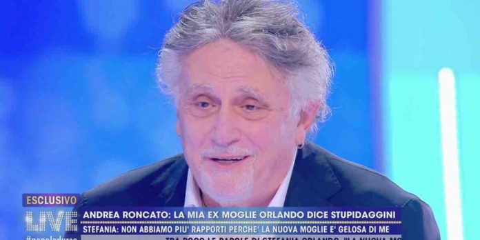 Andrea Roncato a Live Non è la D’Urso: “Stefania Orlando mi ha lasciato, aveva un altro” | Video Mediaset Andrea Roncato a Live Non è la D'Urso